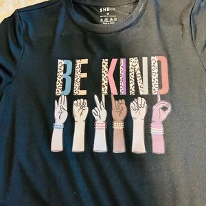 Be kind shortsleeve there never worn 10.00